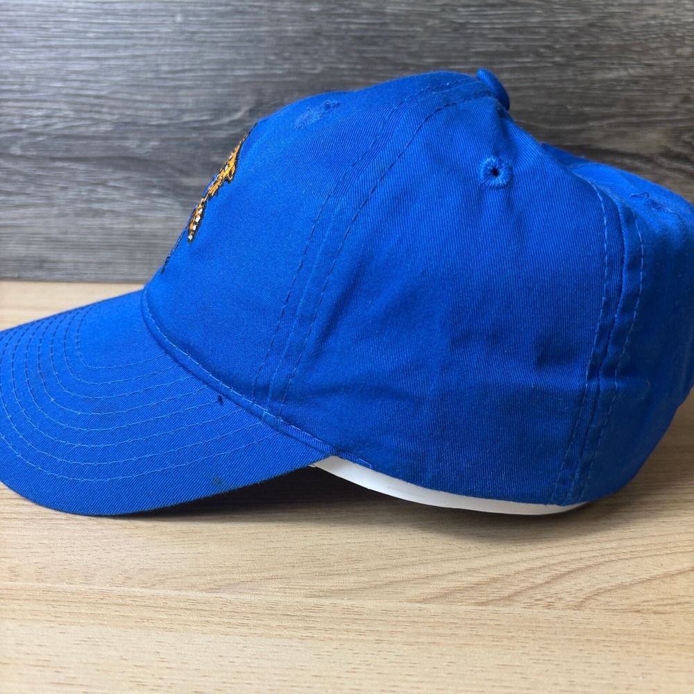 Kentucky Wildcats Hat Cap Strap Back Blue Embroidered Basketball Vintage Logo - Picture 4 of 10